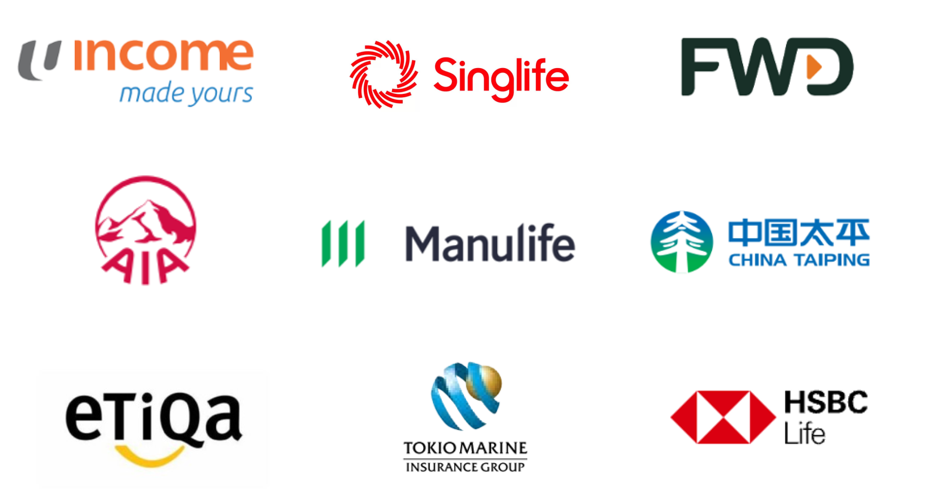 Insurers Logos in Singapore